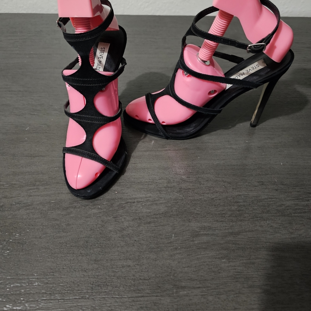 Steve Madden Sprung heel size 8 - strappy heels - Picture 2 of 8